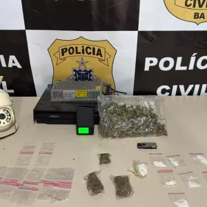 Mandado de busca e apreensão por tráfico de drogas é cumprido em Santo Estêvão