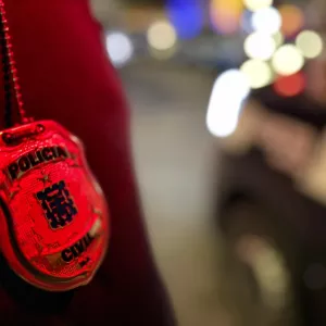 Policial em ação
