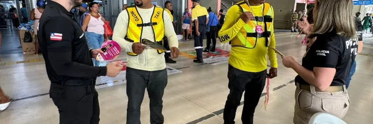 A atividade destaca o 18º aniversário da Lei Maria da Penha