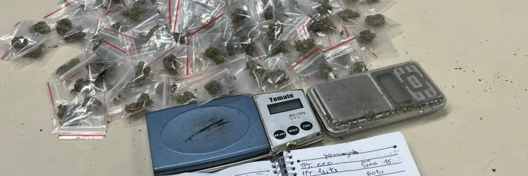 Material apreendido em delegacia