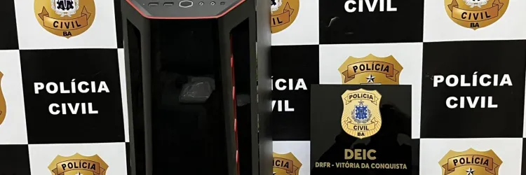 Computador apreendido