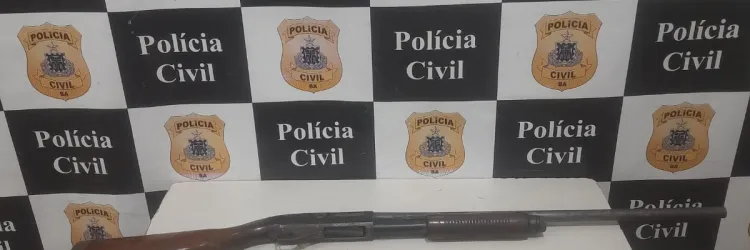 Armas apreendidas na delegacia