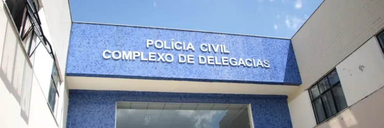 Fachada do Complexo de Delegacias