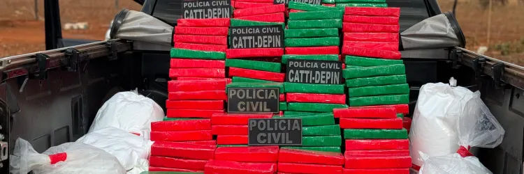 Drogas apreendidas em viatura da PCBA