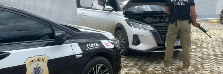 Veículo apreendido pela PCBA