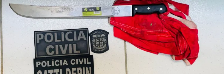 Faca apreendida
