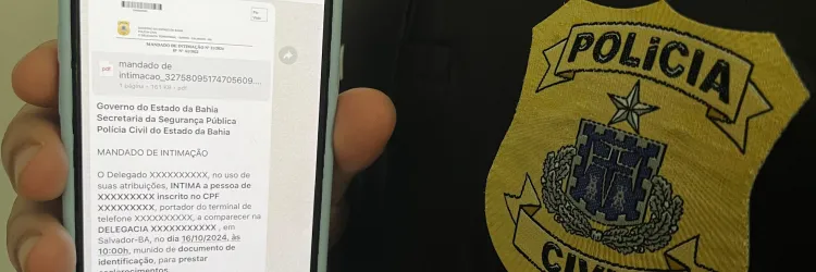 Polícia Civil passa a enviar intimações via WhatsApp