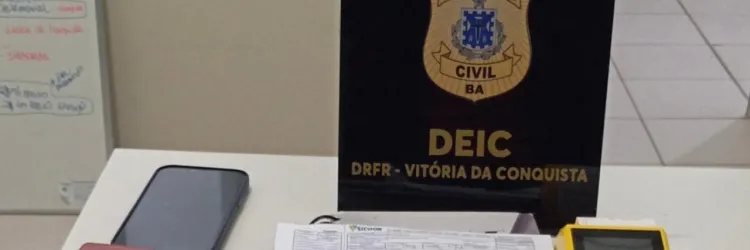 Materiais apreendidos na ação