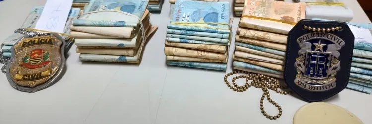 Resultado das apreensões da operação 