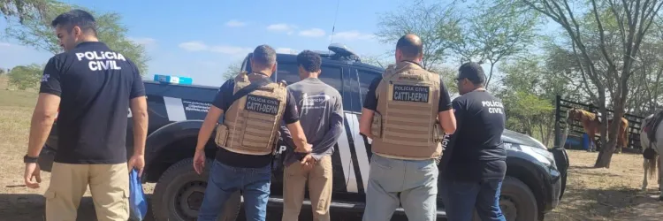 Na foto, imagem da operação policial 