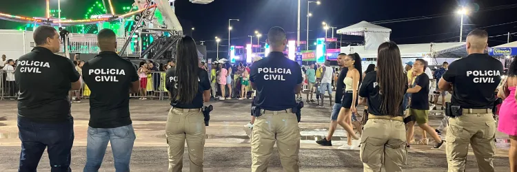 Policia Civil no Festival da Virada