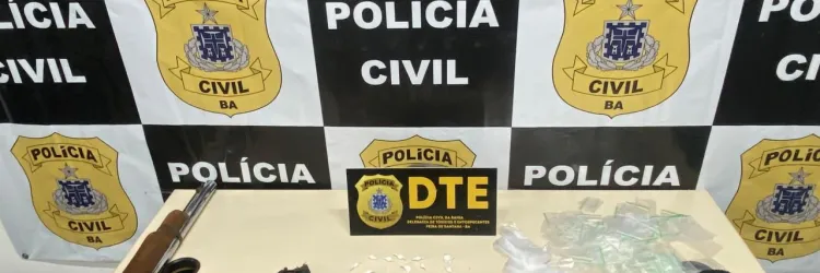 Materiais apreendidos