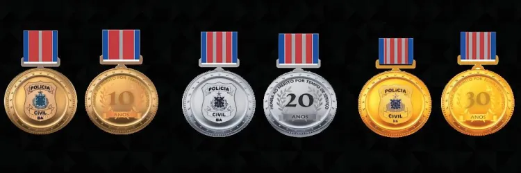 Comunicado Oficial: Lista dos Agraciados com a Medalha do Tempo de Serviço