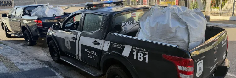 Mais de uma tonelada de drogas é incinerada em Salvador