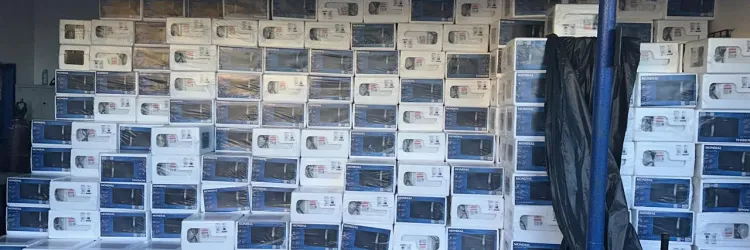 Caminhão com os produtos foi roubado no município de Feira de Santana e localizado em Catu, uma semana após o crime 