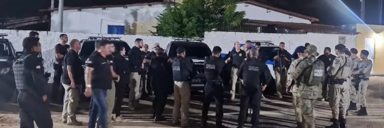 A ação contou com o apoio da Polícia Militar