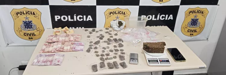 Homem é preso por tráfico de drogas em Santo Antônio de Jesus