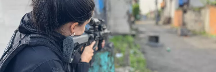 Policial em ação