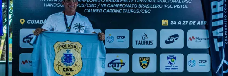 O professor de armamento e tiro da Acadepol conquistou o segundo lugar na divisão Production Optics sênior
