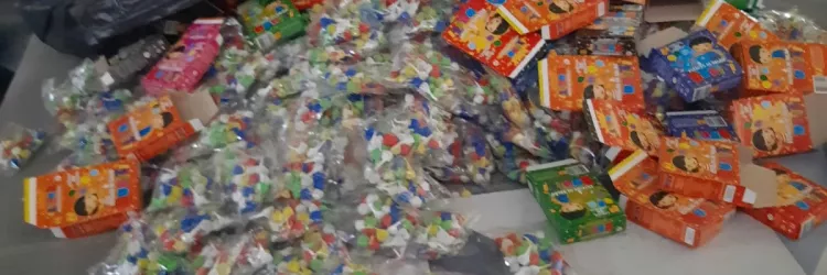 Operação integrada apreende toneladas de insumos explosivos e fogos de artifício