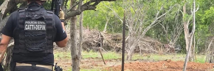 Área de cultivo estava na zona rural do município, e suspeitos utilizavam água desviada de adutora que abastece a cidade