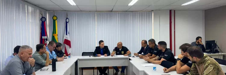 Delegado-Geral se reúne com cúpula operacional para alinhar ações de combate a ataques contra policiais
