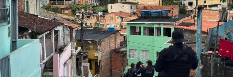 Policiais em ação