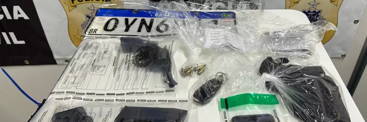 Homem é preso em flagrante por posse ilegal de arma de fogo em Feira de Santana