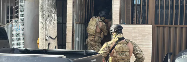 Polícia Civil liberta mulher e bebê reféns e prende alvo da Operação Réprobos