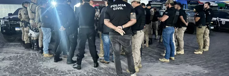 Operação Paradisus prende sete pessoas em Poções e apreende drogas, armas e equipamentos