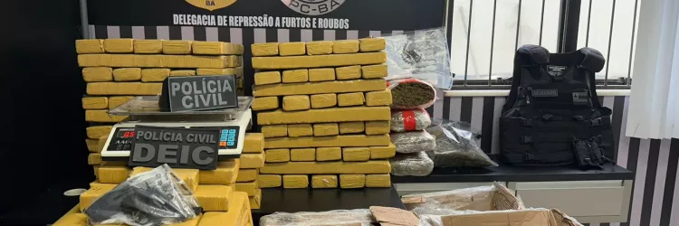 Polícia Civil apreende 212 quilos de maconha em Feira de Santana
