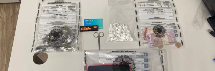 Suspeitos são presos por tráfico de drogas na Ilha de Vera Cruz