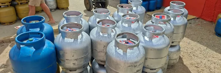 Operação da Polícia Civil em Vitória da Conquista apreende 204 botijões de gás comercializados ilegalmente
