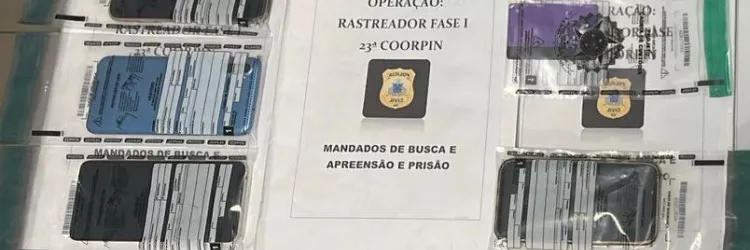 Operação Rastreador prende cinco suspeito se cumpre e 18 mandados de busca na região de Eunápolis