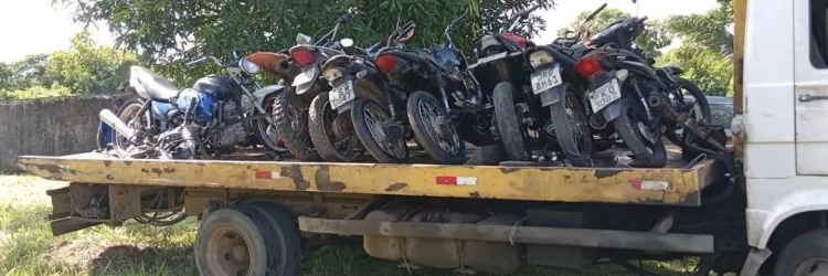 Motos apreendidas