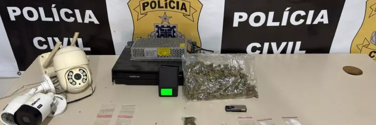 Mandado de busca e apreensão por tráfico de drogas é cumprido em Santo Estêvão