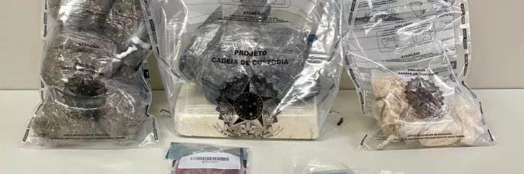 Mulher é presa em flagrante em posse de drogas durante ação policial no Uruguai