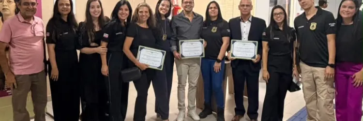 Delegado e dois investigadores foram reconhecidos pelos serviços prestados à população do município