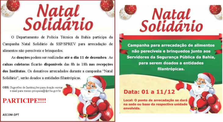 Campanha Natal Solidário 