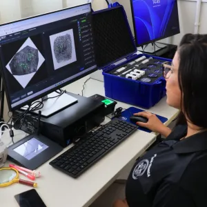 Identificação pelas impressões digitais 