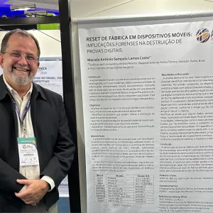 Trabalho de Perito do DPT da Bahia é eleito o melhor da Linha Temática de Crimes Cibernéticos durante o INTERFORENSIC