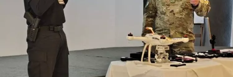 Peritos participam de curso para pilotar drones