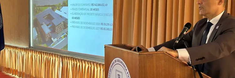 Polícia Técnica apresenta projeto de nova sede durante evento com servidores.