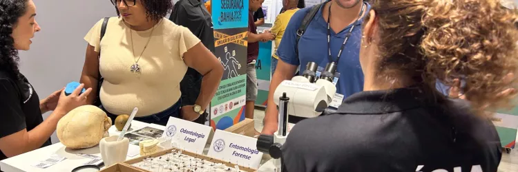 DPT participa da Expo Segurança Bahia 2026 e apresenta ao público o trabalho da perícia criminal