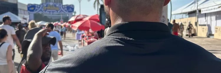 Polícia Técnica monta estrutura para atendimento durante a festa de Iemanjá. 