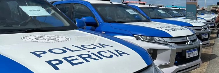 Governo do Estado reforça estrutura do DPT com entrega de viaturas 