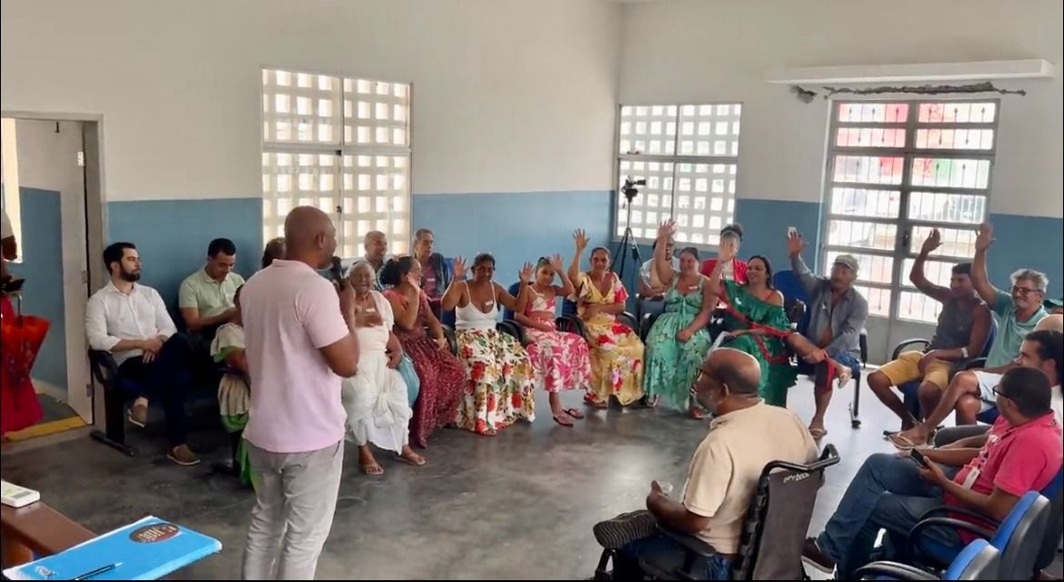 Imagem de uma oitiva em comunidades tradicionais