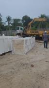 Montagem da plataforma de sondagem em Vera Cruz | Foto: Divulgação
