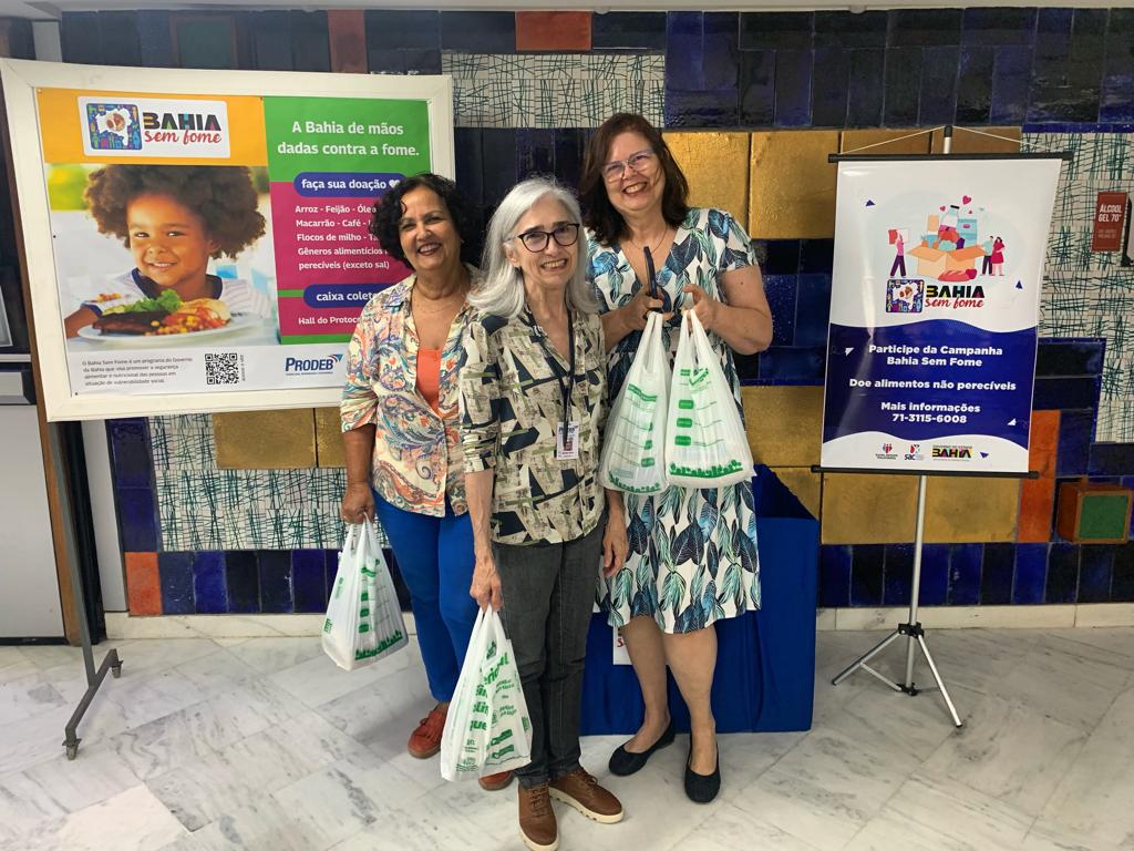 Prodeb entra na batalha contra a fome e inicia arrecadação para a campanha Bahia sem Fome