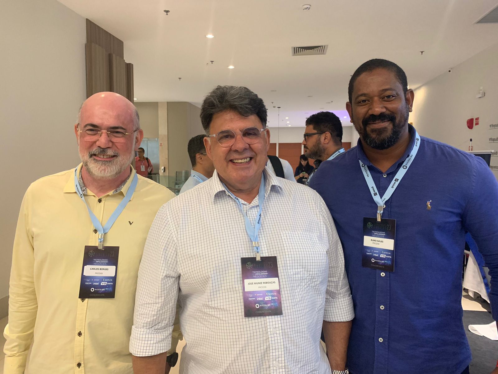 A galera da Prodeb marcou presença no Congresso Sucesu 2023, que teve como tema "Tecnologias que impulsionam negócios".